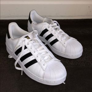 Adidas Superstar Sneakers in White, Size 8 US